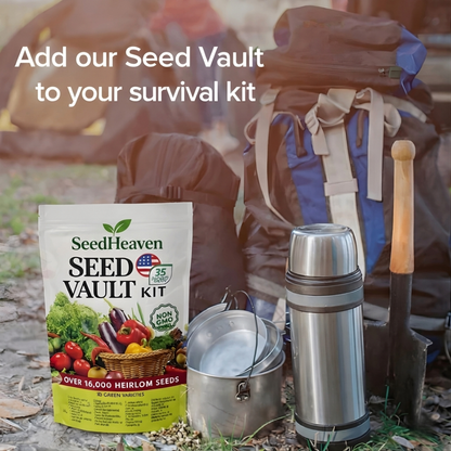 SeedHeaven Vegetable Seed Vault (35 Pack)